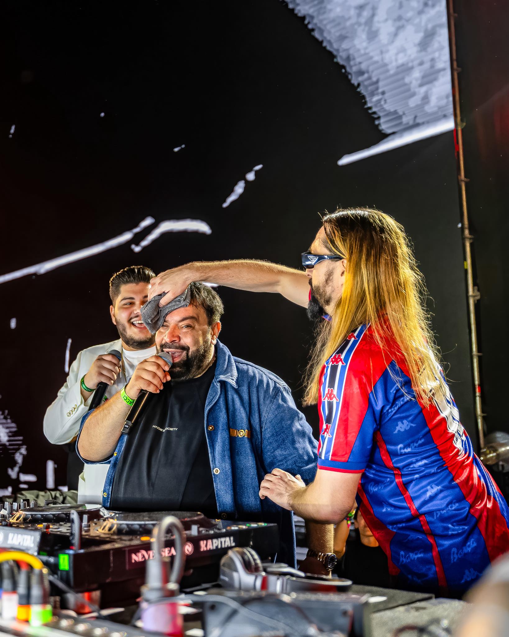 High Quality Florin Salam Salvatore Ganacci neversea Bucharest 2025 Blank Meme Template