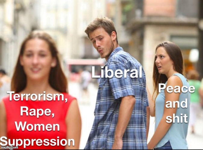 A Little Too Obvious | image tagged in liberalism,the truth,actions speak louder than words,terrorists | made w/ Imgflip meme maker