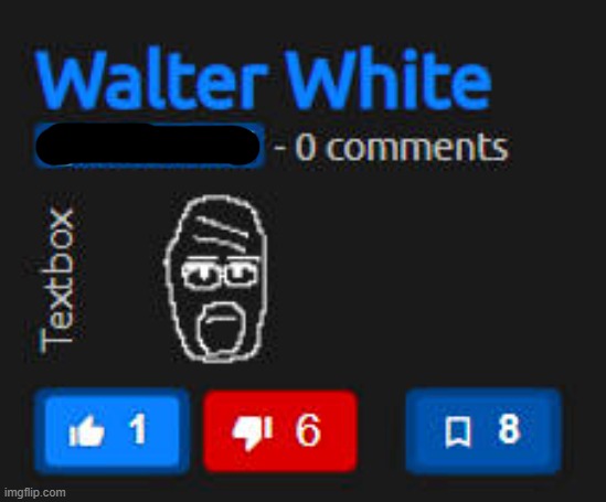 why walter has 6 downvotes | made w/ Imgflip meme maker