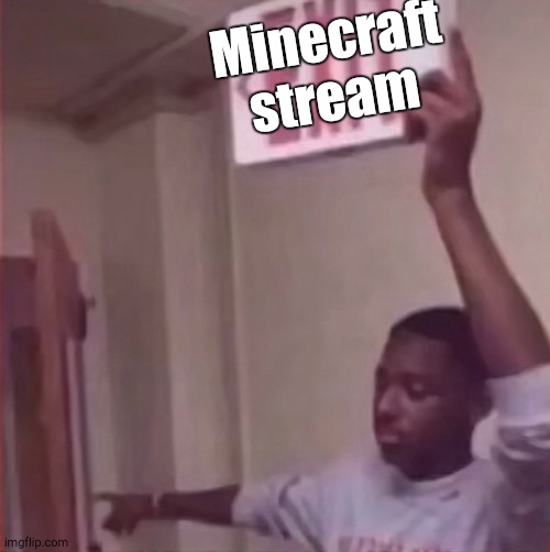 Get the farquaad out | Minecraft stream | image tagged in get the farquaad out | made w/ Imgflip meme maker