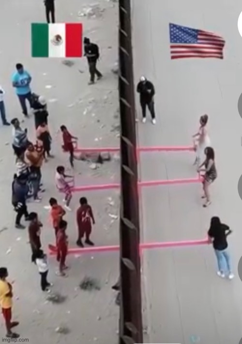 There are see saws at the border | made w/ Imgflip meme maker