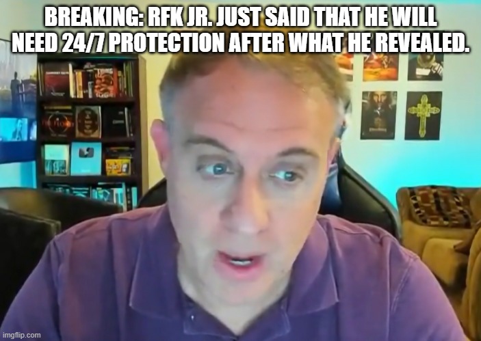Breaking: RFK Jr. Just Said That He Will Need 24/7 Protection After What He Revealed. (Video)