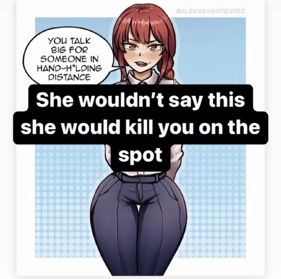 makima chainsaw meme Blank Meme Template
