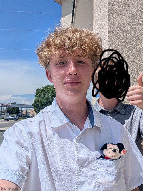 Flick7's mascara got messed up so he asked me to draw him out | image tagged in shinobii,flick7,mickey | made w/ Imgflip meme maker