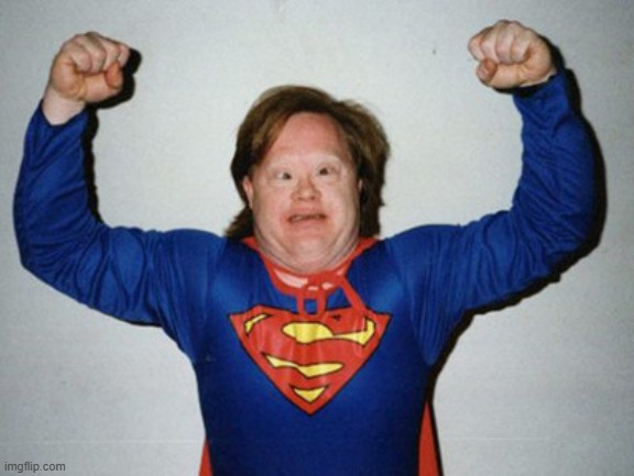 Superman downie | image tagged in superman downie | made w/ Imgflip meme maker