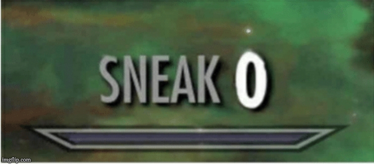 Sneak 0 | image tagged in sneak 0 | made w/ Imgflip meme maker