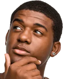 Thinking man Blank Meme Template
