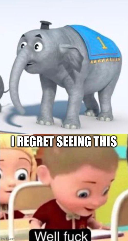Oh no why do I have eyes make me blind right now | I REGRET SEEING THIS | image tagged in well frick,memes,thomas the tank engine,thomas had never seen such bullshit before,what a terrible day to have eyes | made w/ Imgflip meme maker