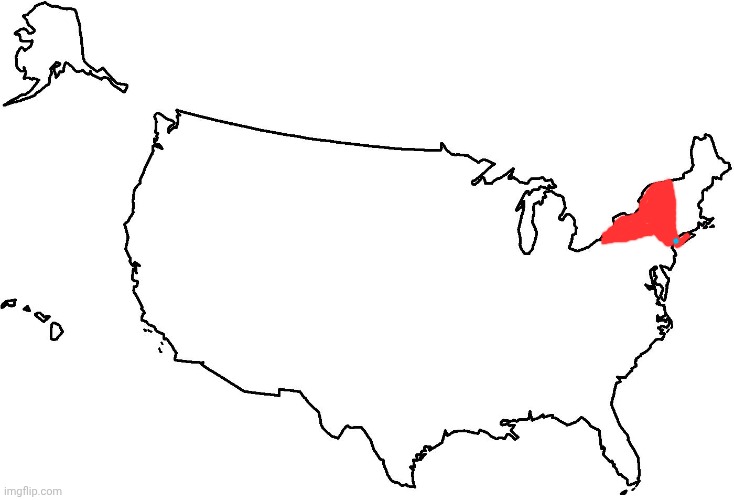 image tagged in blank u s a map | made w/ Imgflip meme maker