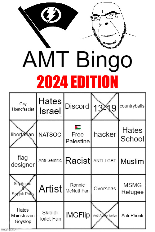 What is this bingo istg | image tagged in amt bingo 2024 edition | made w/ Imgflip meme maker