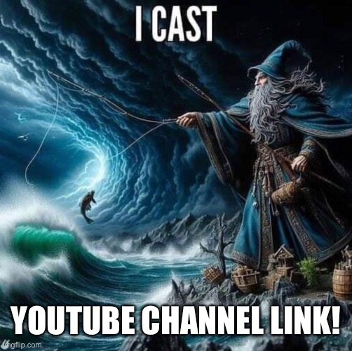 i cast | YOUTUBE CHANNEL LINK! | image tagged in i cast | made w/ Imgflip meme maker