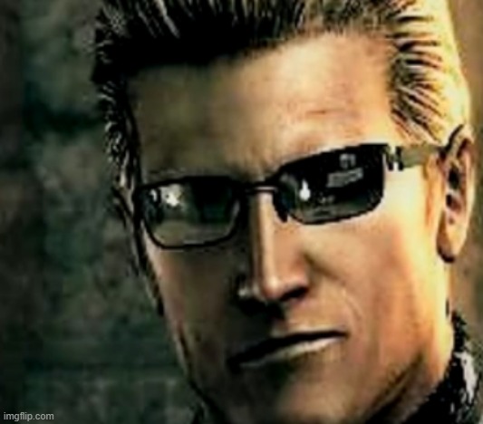 image tagged in manly,badass,villain,resident evil | made w/ Imgflip meme maker