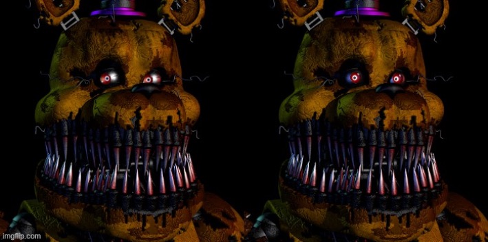 image tagged in nightmare fredbear guilty | made w/ Imgflip meme maker