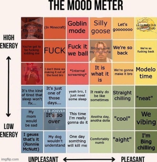 The mood meter | image tagged in the mood meter | made w/ Imgflip meme maker