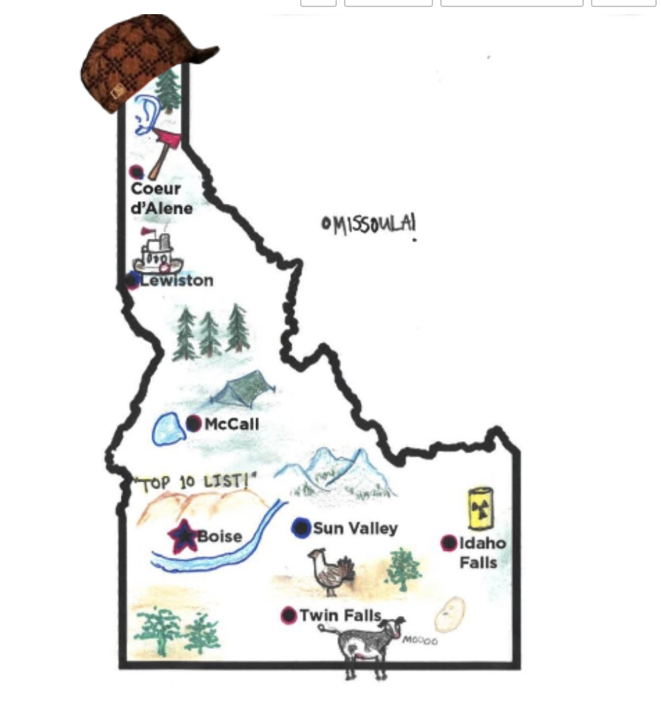 Scumbag Idaho Blank Meme Template