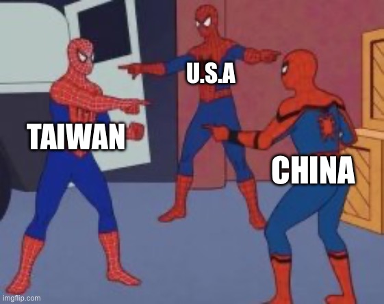 Hatred | U.S.A; TAIWAN; CHINA | image tagged in hatred | made w/ Imgflip meme maker