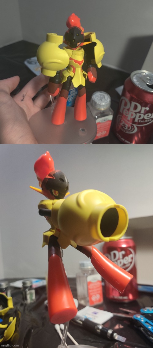 Added black paint in the shoulder armor to make it look less toy-ish | made w/ Imgflip meme maker