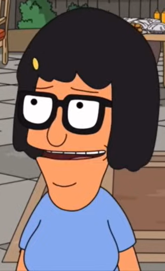tina belcher awkward smile Blank Meme Template