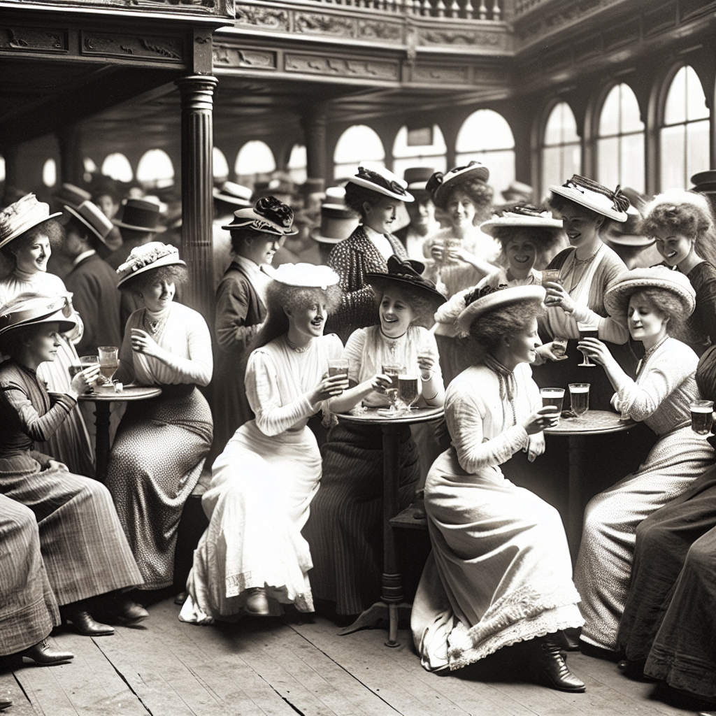 USA Women began drinking in public as early as the 1910s Blank Meme Template