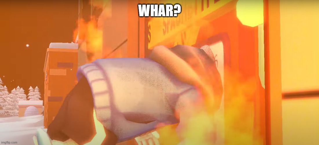 Sans is stuck in the door | WHAR? | image tagged in sans is stuck in the door | made w/ Imgflip meme maker
