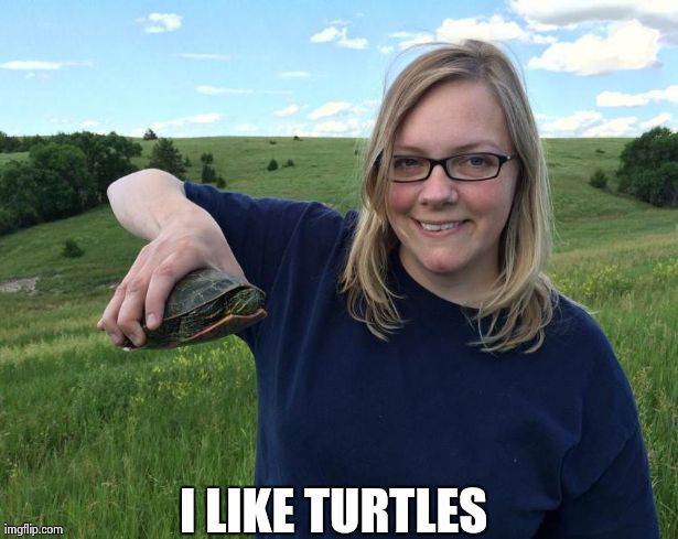 I LIKE TURTLES | made w/ Imgflip meme maker