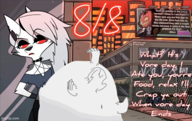 Loona vore | image tagged in loona vore | made w/ Imgflip meme maker