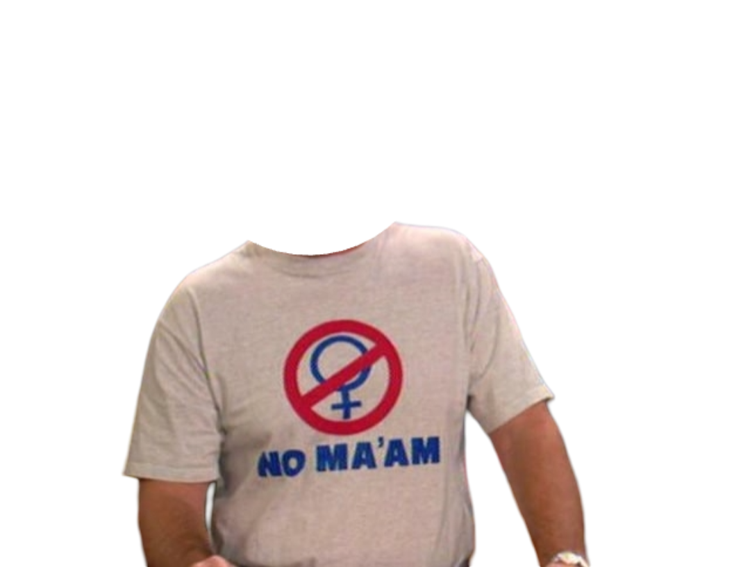 Al Bundy - no ma'am - headless Blank Meme Template