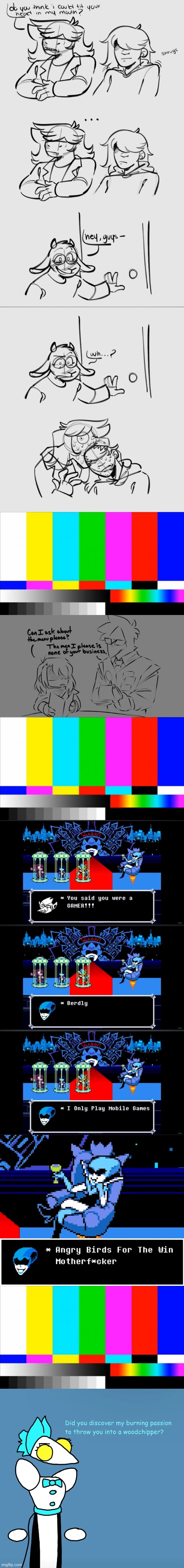 Now I know you may say this is ill timed, but I thought it could help lighten the mood | image tagged in tv test card color,deltarune | made w/ Imgflip meme maker