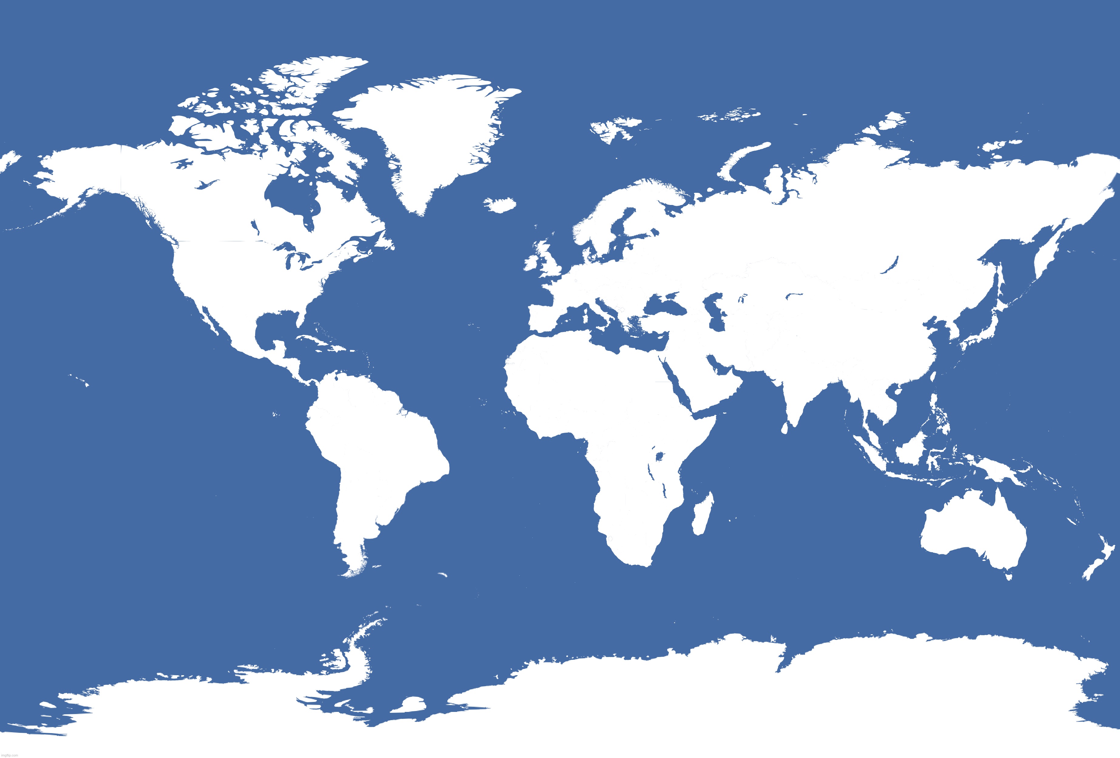 Totally normal world map | made w/ Imgflip meme maker