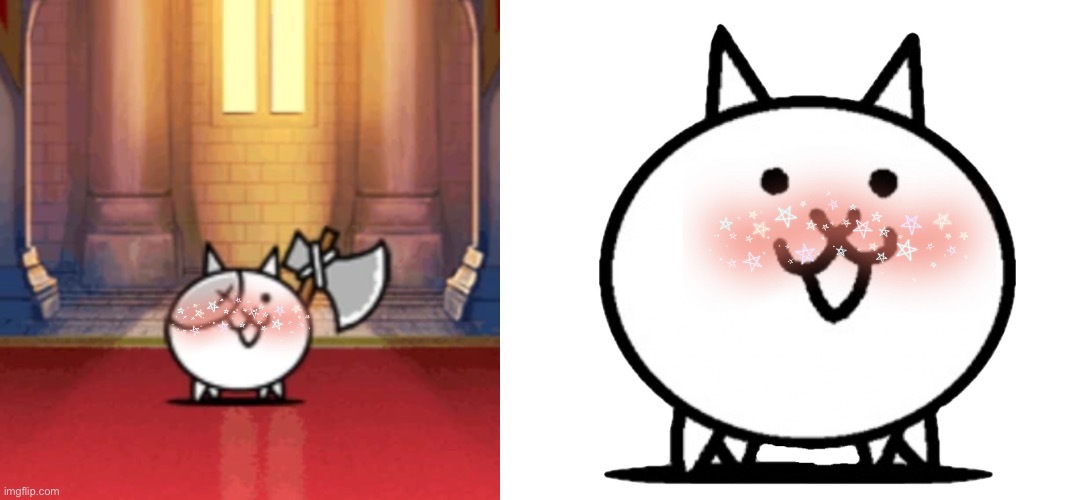 image tagged in battle cats basic cat | made w/ Imgflip meme maker