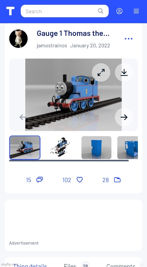 So yesterday I found my old RC truck sitting in the garage, so I might salvage it's motor for a Thomas replica | made w/ Imgflip meme maker