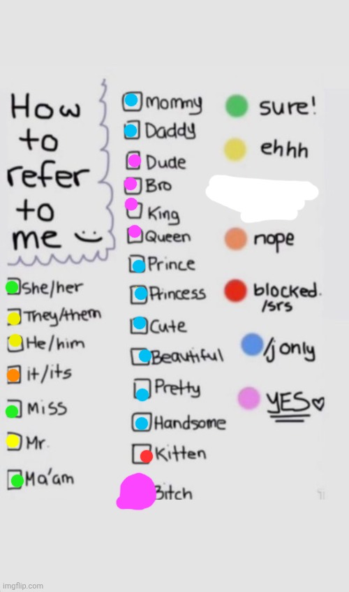 How To Refer To Me :) | image tagged in how to refer to me | made w/ Imgflip meme maker