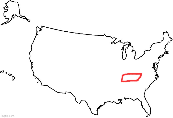 Blank U.S.A. Map | image tagged in blank u s a map | made w/ Imgflip meme maker
