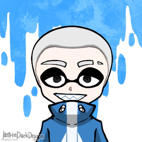 Sans inkling. Why? | image tagged in sans,sans why are you in splatoon | made w/ Imgflip meme maker