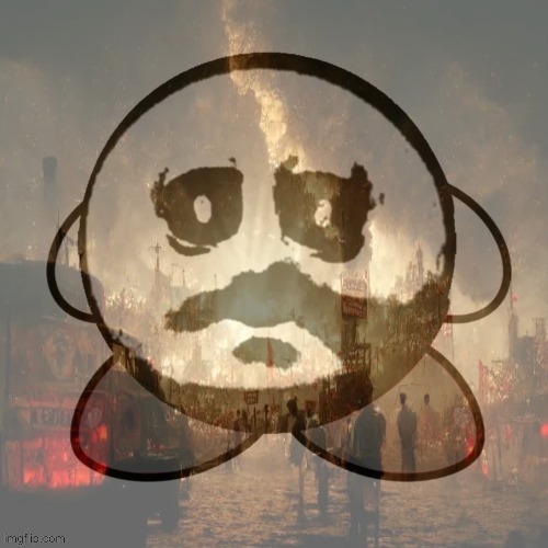 trauma + ptsd kirby | image tagged in trauma ptsd kirby | made w/ Imgflip meme maker