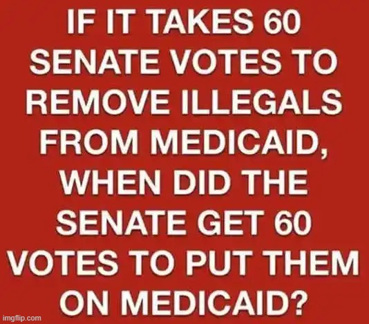 Good Question? | image tagged in senate,illegals,republicans,healthcare | made w/ Imgflip meme maker