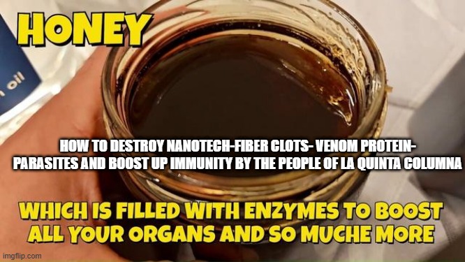 How to Destroy Nanotech-Fiber Clots- Venom Protein- Parasites and Boost up Immunity by the People of la Quinta Columna (Video)