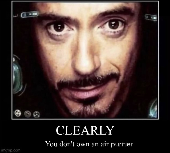 clearly you don't own an air fryer | purifier | image tagged in clearly you don't own an air fryer | made w/ Imgflip meme maker