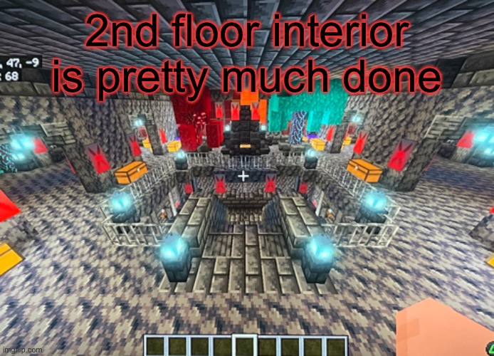 2nd floor interior is pretty much done | made w/ Imgflip meme maker