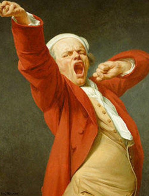 yawning joseph ducreux | image tagged in yawning joseph ducreux | made w/ Imgflip meme maker