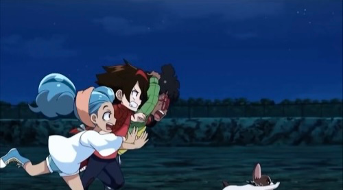 Bakugan Running away meme Blank Meme Template