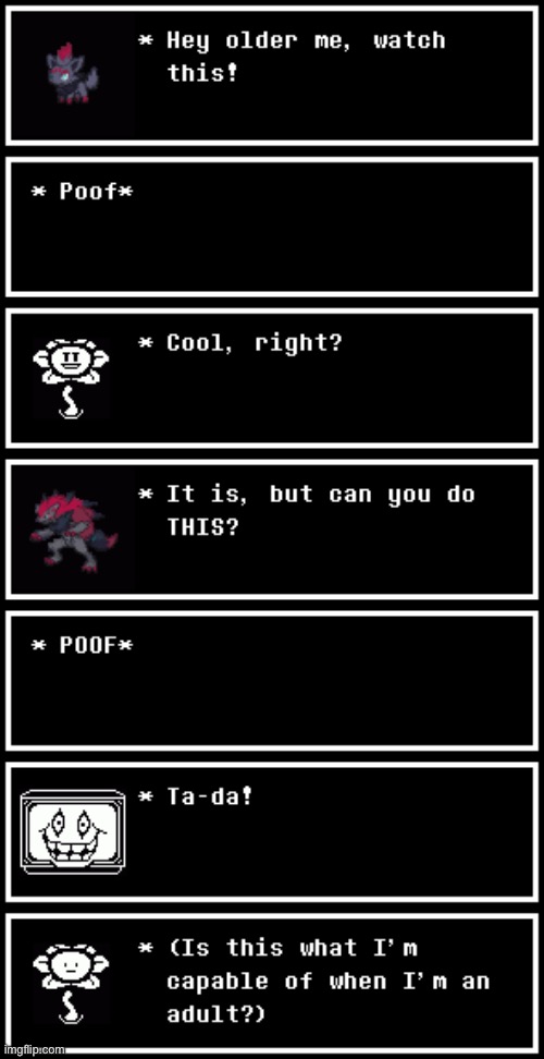 I'm making random skits until my character sprites are finished | image tagged in sans of topic | made w/ Imgflip meme maker
