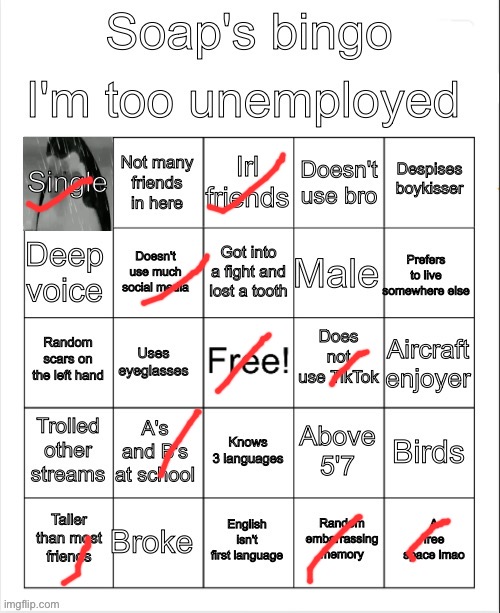 when the baller is baller | image tagged in soap's bingo | made w/ Imgflip meme maker