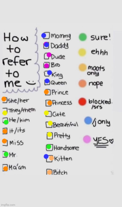 How To Refer To Me :) | image tagged in how to refer to me | made w/ Imgflip meme maker