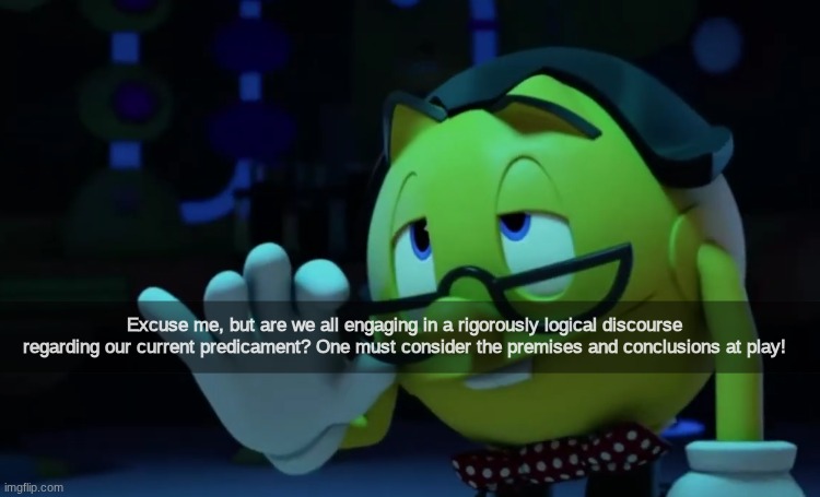 High Quality Are we deadass rn? (Nerd Pac-Man Edition) Blank Meme Template