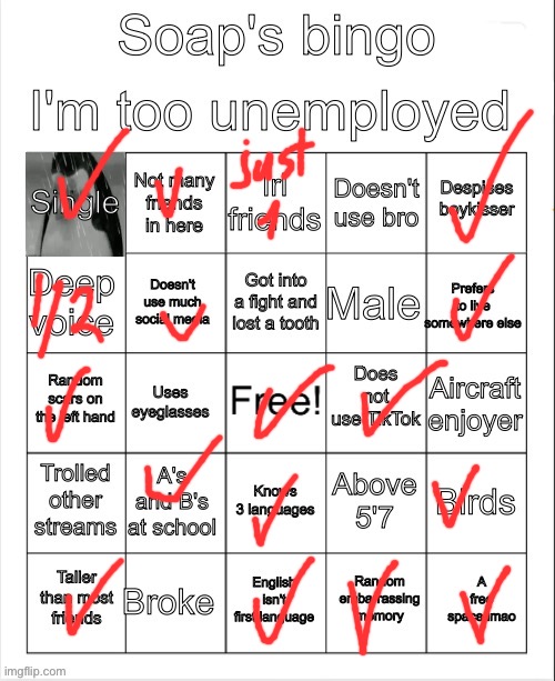 Cool | image tagged in soap's bingo | made w/ Imgflip meme maker