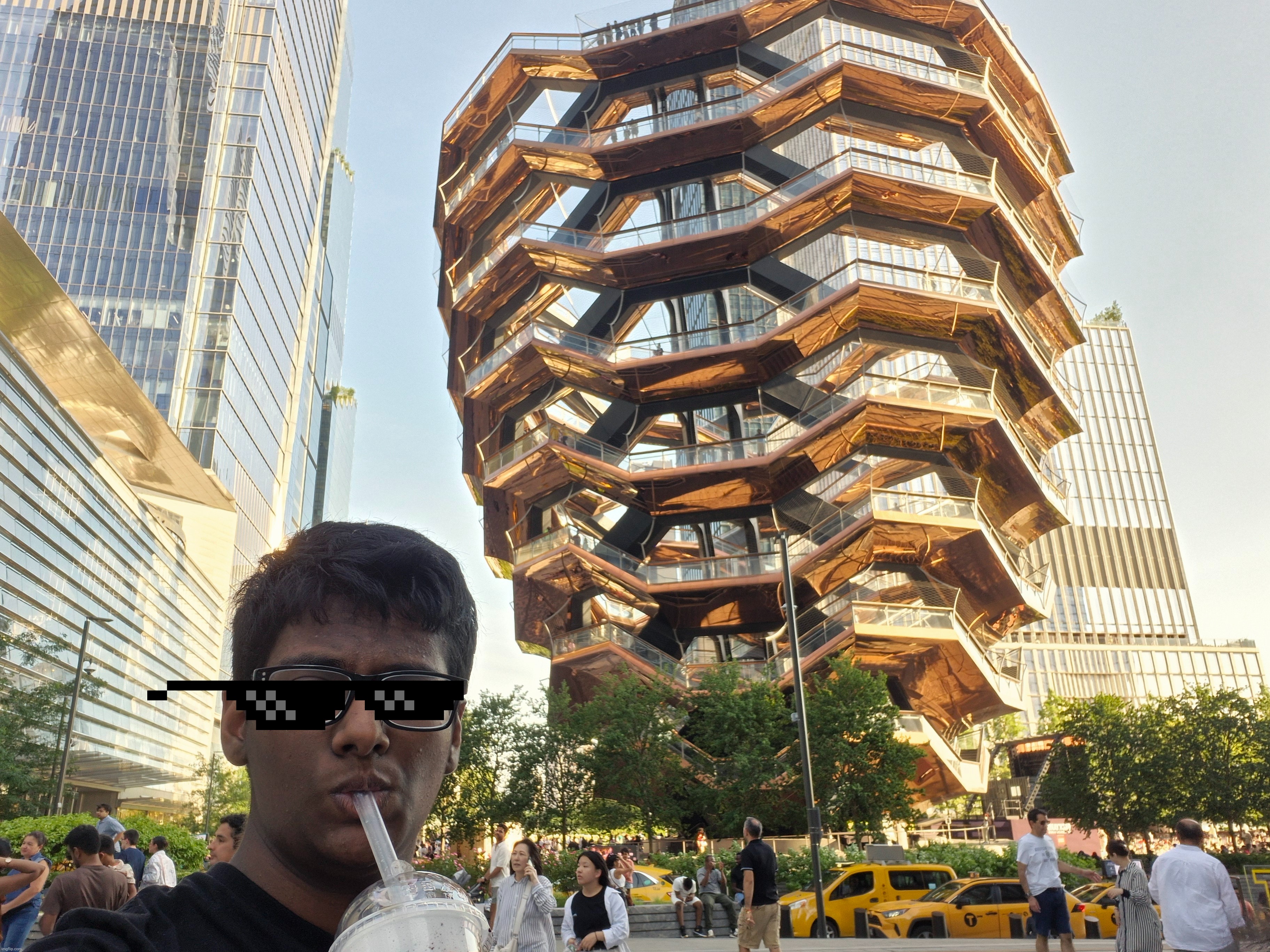 Rate this fit | image tagged in the vessel,hudson yards,manhattan ny,tourist | made w/ Imgflip meme maker