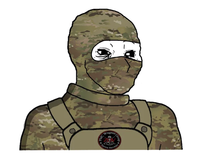Wagner PMC Soldier Blank Meme Template