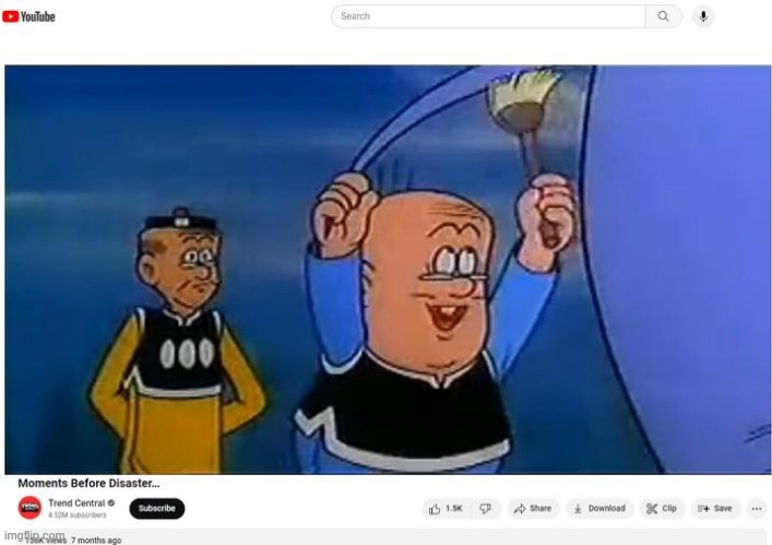 Moments Before Disaster | image tagged in old master q,moments before disaster,watchmojo,hong kong | made w/ Imgflip meme maker