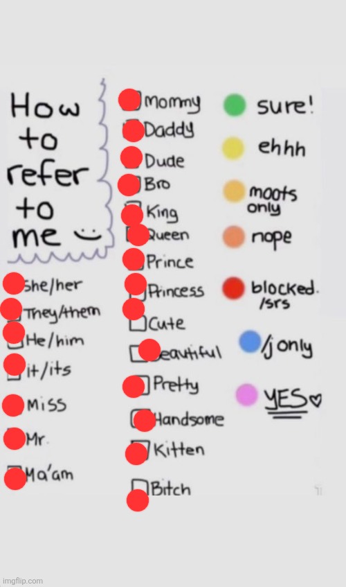 DO NOT refer to me | image tagged in how to refer to me | made w/ Imgflip meme maker